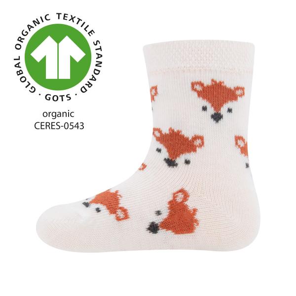 Ewers Baby und Kinder Socken aus Bio-Baumwolle mit floralem Design